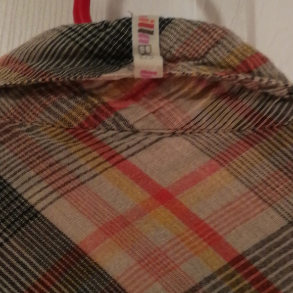 Billabong Plaid Long Sleeve Top - Picture 6 of 12